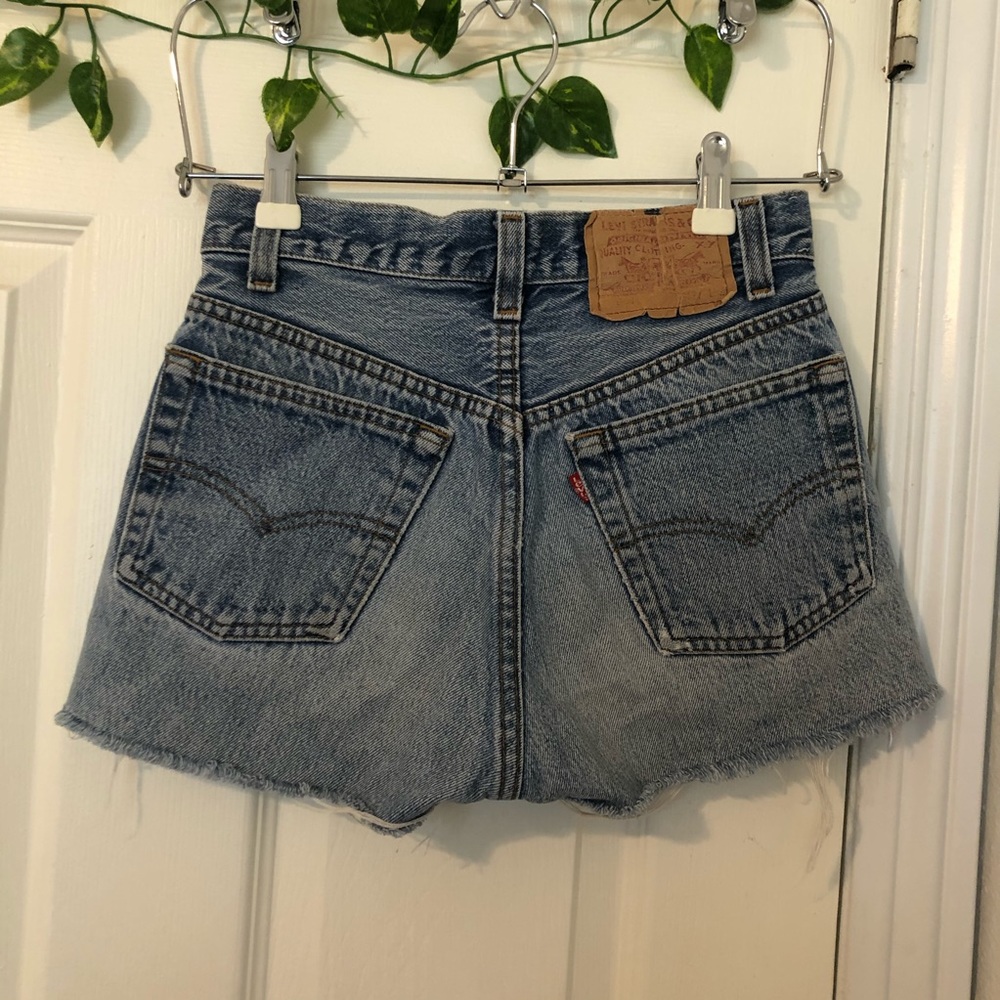 Vintage Levi’s Custom Distressed Shorts - image 3